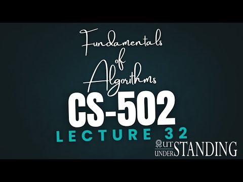 CS502 | Lecture 32 | Cycles, Topological Sorting