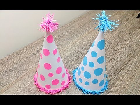 How to make Birthday Cap | Art and Craft | Party Hat | DIY Cap