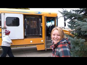 Sam getting home from school on the school bus 10.18.22 @onthatnote