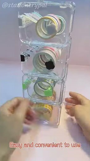 StationeryPal Stackable Washi Tape Dispenser