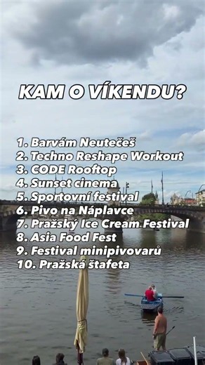Co se děje v Praze o víkendu 19 - 21. června 2026 #praha #víkend #festivaly