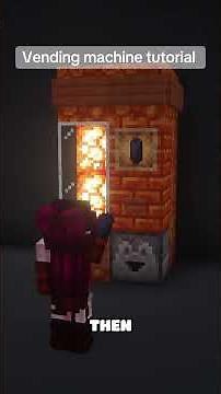 Cyberpunk Vending Machine Tutorial #minecraft #minecrafttutorial #minecraftshorts #minecraftbuilding