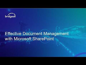 Effective Document Management with Microsoft SharePoint - 2026
