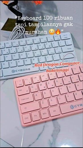 Red Dragon Computer Bukittinggi | KEYBOARD GAMING MINI CYBORG K64M 🔹 Backlight RGB 🔹 Desain ringkas & kuat 🔹 Plug & Play USB 🔹 Kompatibel PC & Laptop 💥 Harga bersahabat 🚚... | Instagram