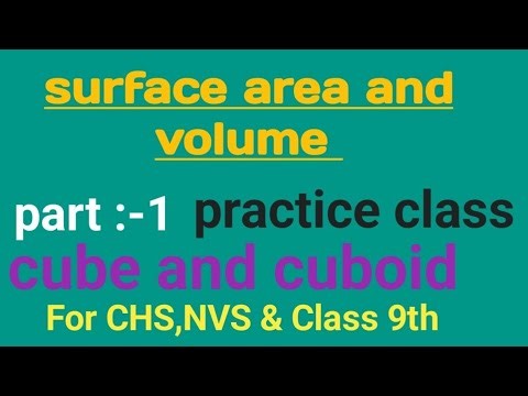 practice class ( cube and cuboid )