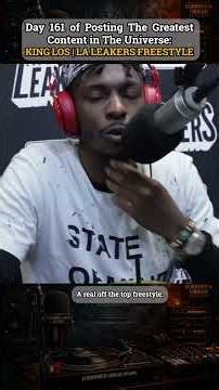 King Los OFF THE TOP Freestyle That's Actually Insane 🔥