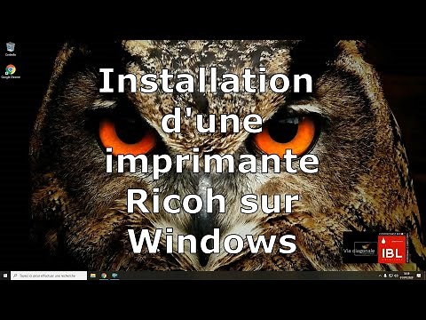 2.1) Installation Imprimante Ricoh sur Windows