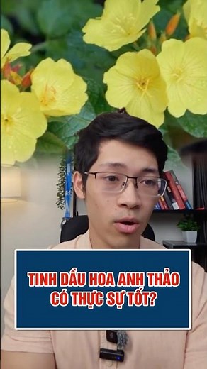 Tinh Dầu Hoa Anh Thảo Có Thực Sự Tốt? | Bác sĩ Bình Sản Phụ khoa #shortvideo #shorts