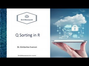 Q Sorting Analysis in R