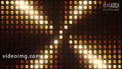 震撼灯光矩阵 灯光秀 酒吧夜店舞台LED大屏幕背景VJ动态素材