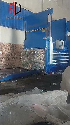 Horizontal Waste Baler for High-Volume Recycling and Waste Compression #recyclingmachine