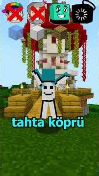 Minecraft'ta Peri İçin Köprü Yapıyoruz !! #shorts