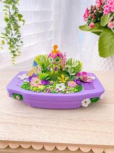 Gameboy Terrarium - Palmon - Digimon - Etsy