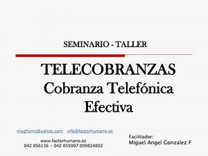 TELECOBRANZAS Cobranza Telefónica Efectiva - SlideServe