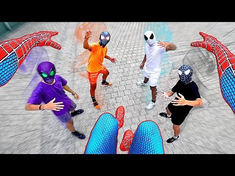 PRO 5 SPIDER-MAN & VENOM TEAM Fighting BAD THIEF In Real Life ( Action POV )