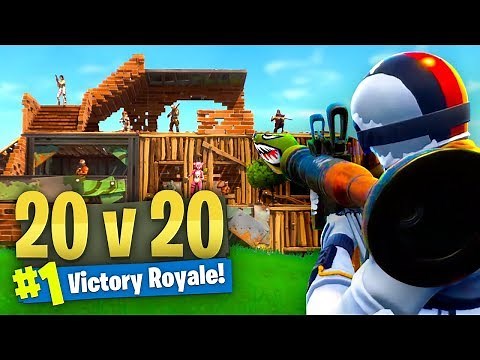 *NEW* LIMITED 20 VS 20 Mode GAMEPLAY Fortnite Battle Royale!