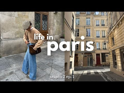 life in Paris [season 2] fall cleaning, vintage shopping, reading in the park