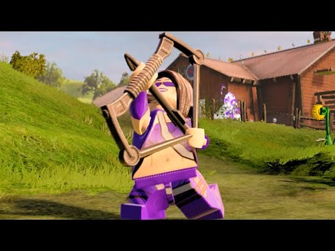 Lego Marvels Avengers How to Unlock Hawkeye (Kate Bishop) in Barton's Farm