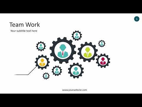 Team Work Infographic - Animated PowerPoint Template