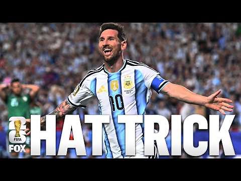 Lionel Messi Scores First Career HAT TRICK in FIFA World Cup™ 🇦🇷 Ties Most Goals at Men's World Cup™