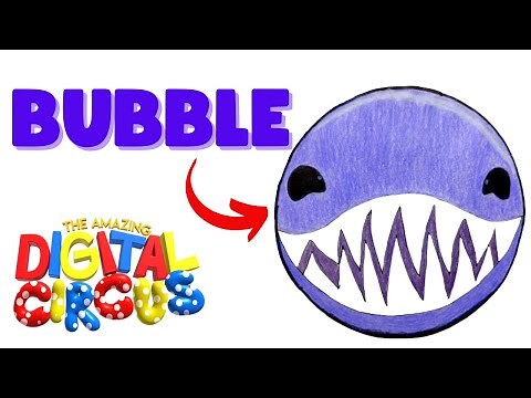 Cómo DIBUJAR a🟣BUBBLE de AMAZING DIGITAL CIRCUS / How to DRAW BUBBLE from The AMAZING DIGITAL CIRCUS
