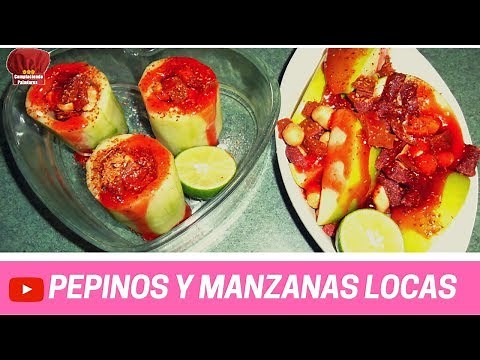 PEPINOS Locos Y MANZANAS Locas facil de preparar- Complaciendo Paladares