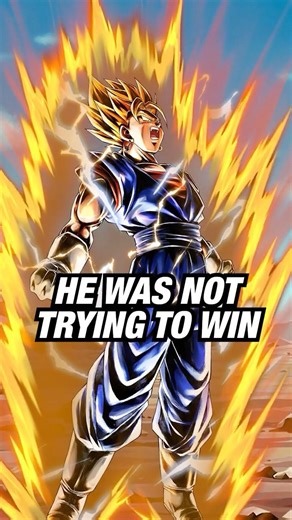 Vegito was NOT Trying to Win Against Super Buu