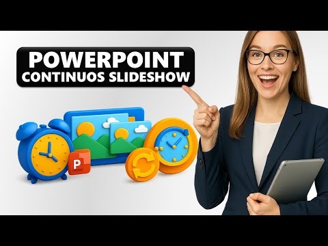 POWERPOINT CONTINUOUS LOOP: TRANSITION TIMINGS STEP by STEP