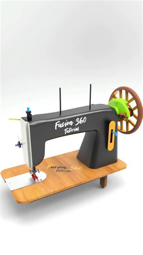 sewing machine Mechanism #mechanisms #fusion360 #cad #solidworks #design