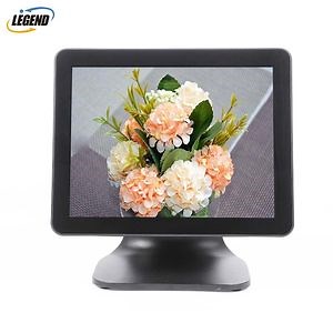 [Hot Item] 15" POS Desktop Computer Cash Till System Full Metal High-End Product 15"Touch Screen POS Monitor LCD All in One Cash Register for Supermarket