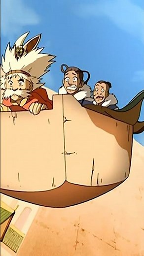 Team Avatar Rides the Omashu Mail Chute! 🎢