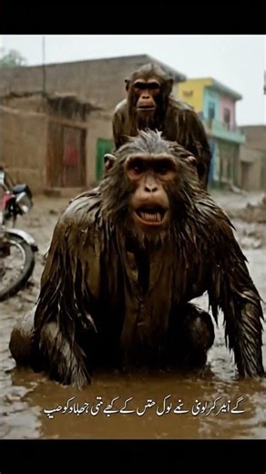 monkey vlogs funny 🤣 on motorcycle cartoon monkey