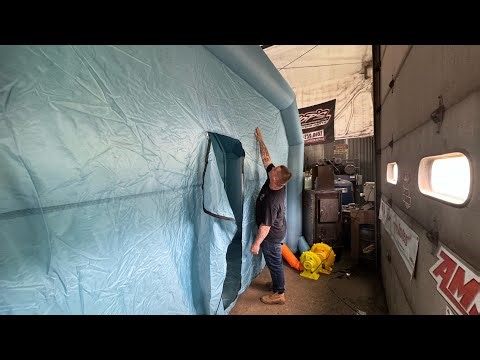 New VEVOR Inflatable Paintbooth For the Shop #inflatablepaintbooth #vevorpaintbooth #cheappaintbooth