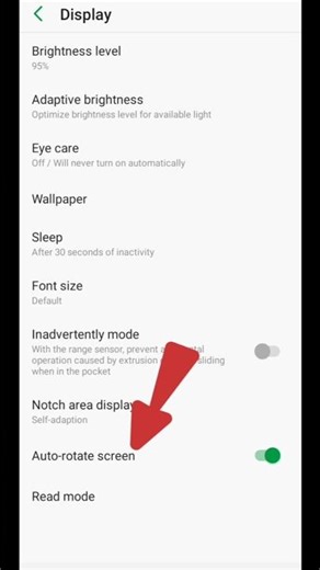 👆 How to Turn Off Auto-Rotate Screen ⚡ | #short #shorts #viral