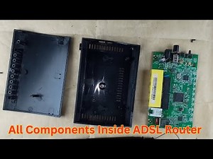 All Components Inside an ADSL Router | Old Router Teardown
