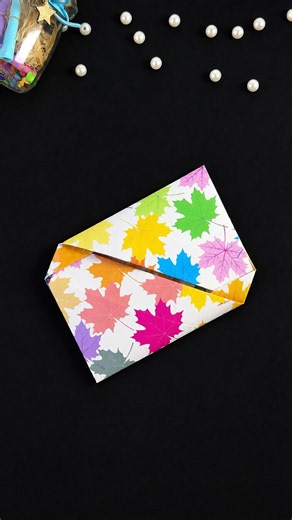 DIY Envelope 💌 No Glue, No Scissors | Easy Envelope with 1 Paper #shorts