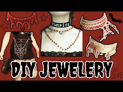 DIY Alt/Goth/Vampire Jewelery/Accessories Tutorial
