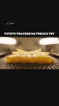 Potato Processing French Fries | How French Fries Are Made in a Factory #FactoryProcess