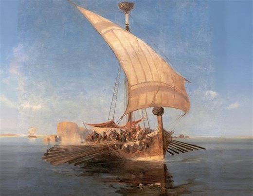 The Collapse of the Bronze Age Gave Rise to the Creation of the First Warship: the Helladic Galley