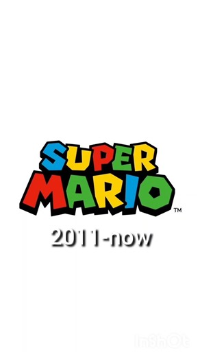 Super Mario historical logos
