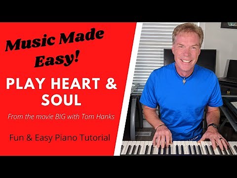 Play Heart & Soul - Piano Scene from BIG Movie. FUN Piano for BEGINNERS!