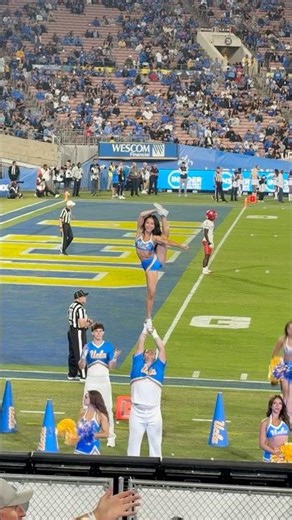 SOLID #ucla #cheer #college #collegecheer #collegefootball #cheerleader #stunt #collegehaul