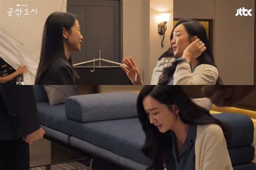 Watch: Soo Ae And Lee Yi Dam Keep Things Light While Filming Difficult Begging Scene In "Artificial City" | Soompi