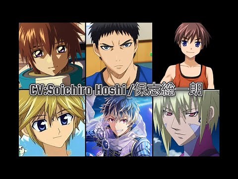 Soichiro Hoshi Voice acting 28 characters / 映画記念 保志総一朗 キャラ 28