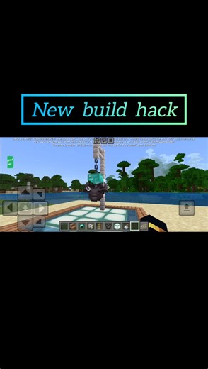 New 'Armor Hanging' build hack in minecraft subscribe for more😇