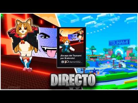 🔥DIRECTO🔥😱 ROBLOX 😱 | ESCAPA DEL TSUNAMI | SOBREVIVE A LA LAVA |