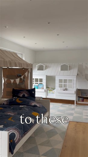Did you know? 🤍 The LIFETIME Original bed system grows with your family. Every Original and Breeze bunk bed can be taken apart all the way down to its core — two full single beds. That means endless flexibility: split them into separate rooms later on, or recombine them in a whole new way as your needs change. We’re absolutely loving the kids’ room that @escanutells created for her twins ✨ Two cozy nests, two personalities, each with their own style — and comfort for years to come. Designed for