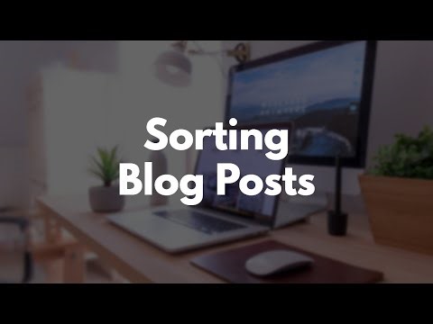 Build a Blog with Rails Part 15: Sorting Blog Posts
