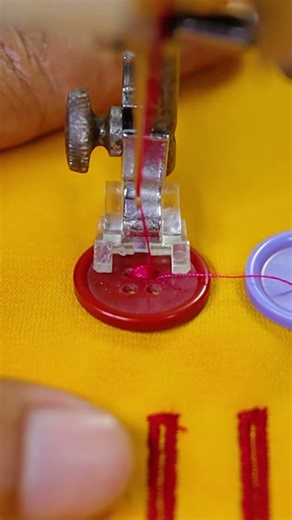 Sewing Buttons Made with Calm and Focus #calmsewing #specialmachine