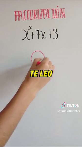 ya conocías este método de factorización en matematicas?😯👨🏻‍🏫#matrmaticas #trucomatematico #matefacil #tipmate